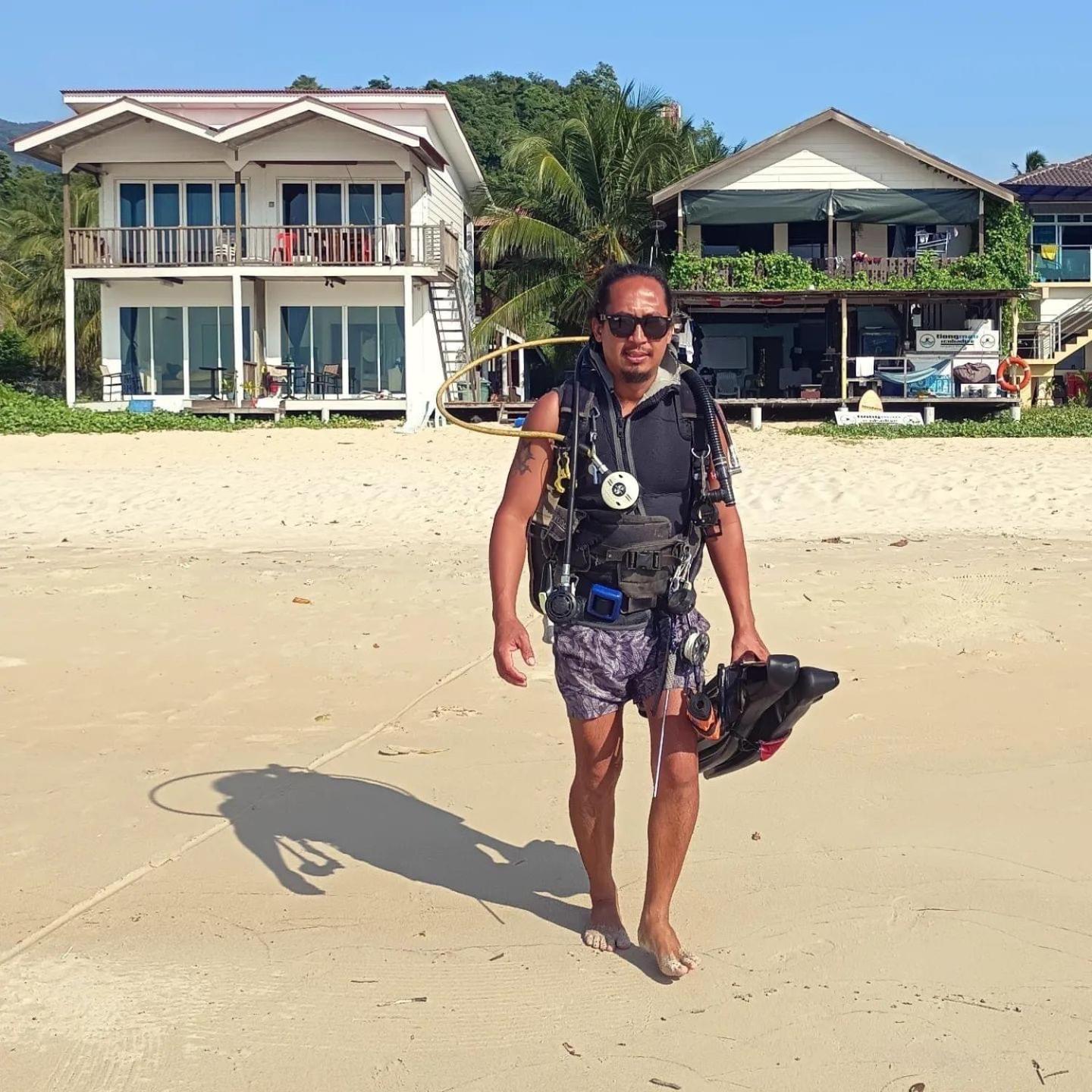 Tiongman Scubadive & Lodge Kampong Juara Exterior foto